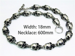 HY Stainless Steel 316L Casting Necklaces-HY18N0155HJAA