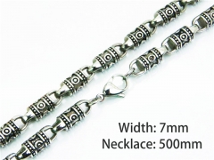 HY Stainless Steel 316L Casting Necklaces-HY18N0153OSS