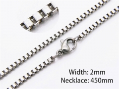 HY Wholesale stainless steel 316L Box Chains- HY40N0082H8