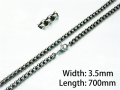 HY Wholesale stainless steel 316L Box Chains- HY40N0766PQ