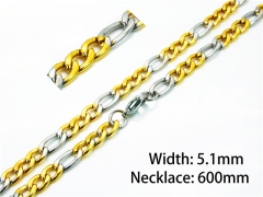 HY Stainless Steel 316L Figaro Chains-HY61N0435KM