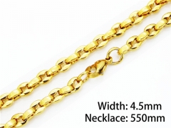 HY Stainless Steel 316L Rolo Chains-HY40N0444H00
