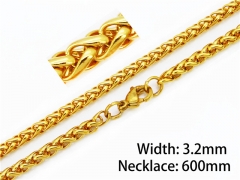 HY Stainless Steel 316L Wheat Chains-HY40N0437M0