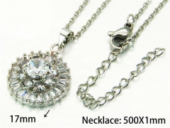 HY Wholesale Popular Crystal Zircon Necklaces (Crystal)-HY54N0492OQ