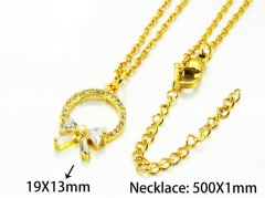 HY Wholesale Popular CZ Necklaces (Other Style)-HY54N0604NW