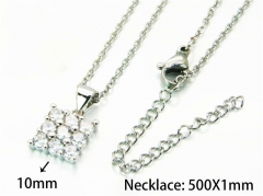 HY Wholesale Popular Crystal Zircon Necklaces (Crystal)-HY54N0597NL
