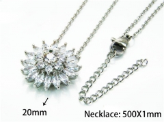 HY Wholesale Popular Crystal Zircon Necklaces (Crystal)-HY54N0511HHS