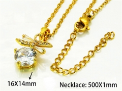 HY Wholesale Popular CZ Necklaces (Crystal)-HY54N0497NA