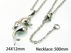 HY Stainless Steel 316L Necklaces (Animal Style)-HY92N0005JOS