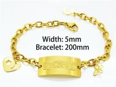 HY Stainless Steel 316L Bracelets (Populary)-HY40B0179MQ