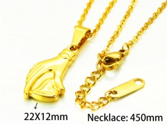 HY Stainless Steel 316L Necklaces (Other Style)-HY93N0110MG