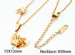 HY Stainless Steel 316L Necklaces (Animal Style)-HY76N0514KL