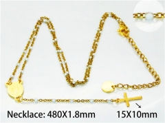 HY Stainless Steel 316L Necklaces (Religion Style)-HY76N0439NLS