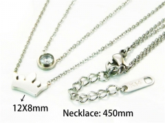 HY Stainless Steel 316L Necklaces (Other Style)-HY93N0226NB