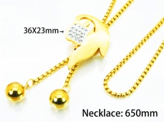 HY Stainless Steel 316L Necklaces (Other Style)-HY02N0134HIV