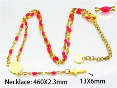 HY Stainless Steel 316L Necklaces (Religion Style)-HY76N0449OE