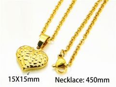 HY Stainless Steel 316L Necklaces (Love Style)-HY73N0146JL