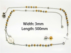 HY Stainless Steel 316L Necklaces (Religion Style)-U40N0813OQ