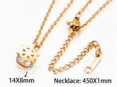 HY Stainless Steel 316L Necklaces (Crystal)-HY76N0404KG