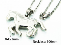 HY Stainless Steel 316L Necklaces (Animal Style)-HY81N0067PE