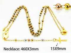 HY Stainless Steel 316L Necklaces (Religion Style)-HY76N0430OL