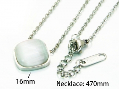 HY Stainless Steel 316L Necklaces (Gemstone)-HY93N0202LL