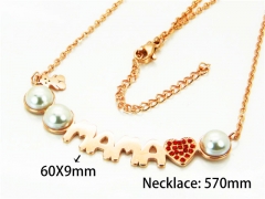 HY Stainless Steel 316L Necklaces (Pearl Style)-HY90N0048HMF