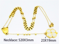 HY Stainless Steel 316L Necklaces (Religion Style)-HY55N0504HDD