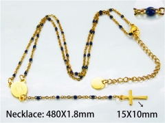 HY Stainless Steel 316L Necklaces (Religion Style)-HY76N0441NLG