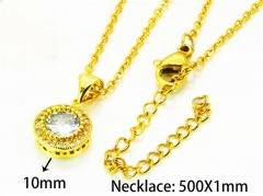 HY Wholesale Popular CZ Necklaces (Crystal)-HY54N0580NX