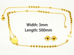 HY Stainless Steel 316L Necklaces (Religion Style)-HY40N0814OS
