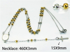 HY Stainless Steel 316L Necklaces (Religion Style)-HY76N0417NZ