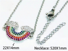 HY Wholesale Popular Crystal Zircon Necklaces (Crystal)-HY54N0658OL