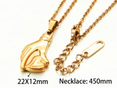 HY Stainless Steel 316L Necklaces (Other Style)-HY93N0111NF