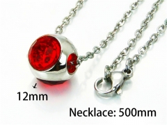 HY Stainless Steel 316L Necklaces (Crystal)-HY81N0061HGG