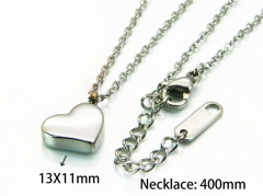 HY Stainless Steel 316L Necklaces (Love Style)-HY93N0175KG