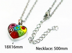 HY Stainless Steel 316L Necklaces (Love Style)-HY64N0030NW