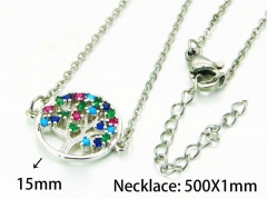 HY Wholesale Popular Crystal Zircon Necklaces (Crystal)-HY54N0562NZ
