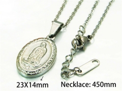 HY Stainless Steel 316L Necklaces (Religion Style)-HY93N0100KD