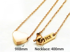 HY Stainless Steel 316L Necklaces (Love Style)-HY93N0180NQ