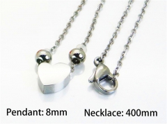 HY Stainless Steel 316L Necklaces (Love Style)-HY64N0010MA