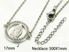HY Wholesale Popular Crystal Zircon Necklaces (Religion Style)-HY54N0488MQ