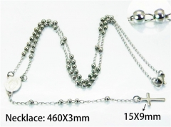 HY Stainless Steel 316L Necklaces (Religion Style)-HY76N0419ML