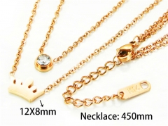 HY Stainless Steel 316L Necklaces (Other Style)-HY93N0228HHZ