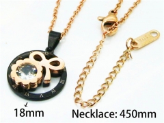 HY Stainless Steel 316L Necklaces (Crystal)-HY76N0497KLF