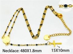 HY Stainless Steel 316L Necklaces (Religion Style)-HY76N0435NLR