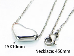 HY Stainless Steel 316L Necklaces (Love Style)-HY79N0009NZ