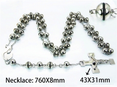 HY Stainless Steel 316L Necklaces (Religion Style)-HY55N0502HMD