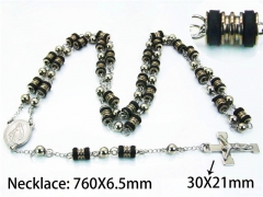 HY Stainless Steel 316L Necklaces (Religion Style)-HY55N0506HNT