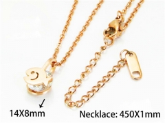 HY Stainless Steel 316L Necklaces (Crystal)-HY76N0391KU